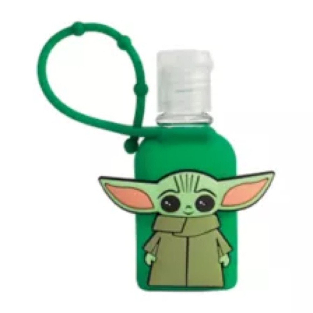 Grogu Green Silicone Hand Sanitizer Holder for Kids The Child The Mandalorian